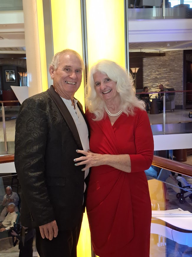 Hugh and Judy aboard Celebrity Eclipse