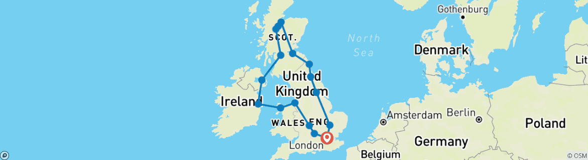 UK and Ireland swinger tour